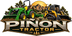 Piñon Tractor Co. mountain and tractor company logo